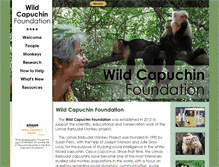 Tablet Screenshot of capuchinfoundation.org